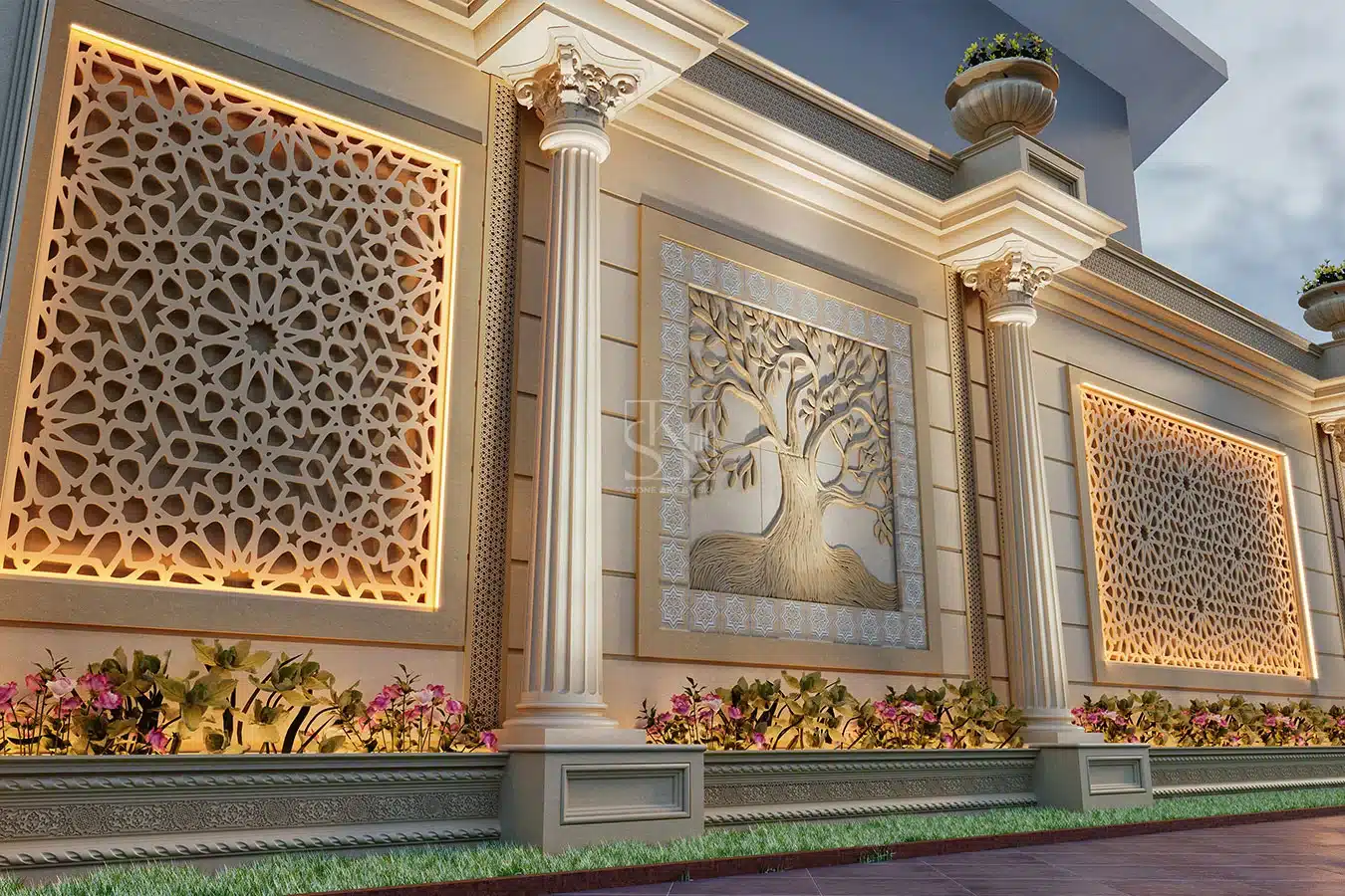 Boundary Wall Design in Dubai