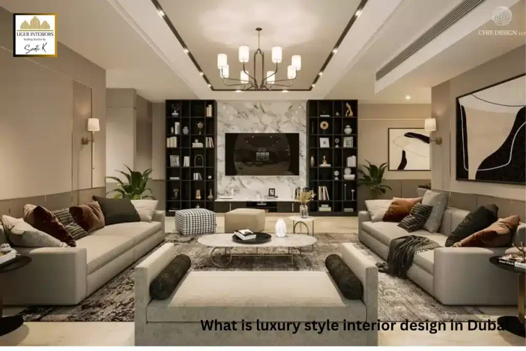 What is luxury style interior design in Dubai