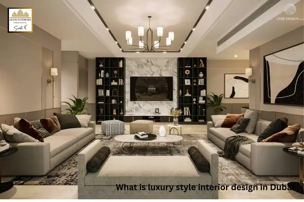 What is luxury style interior design in Dubai