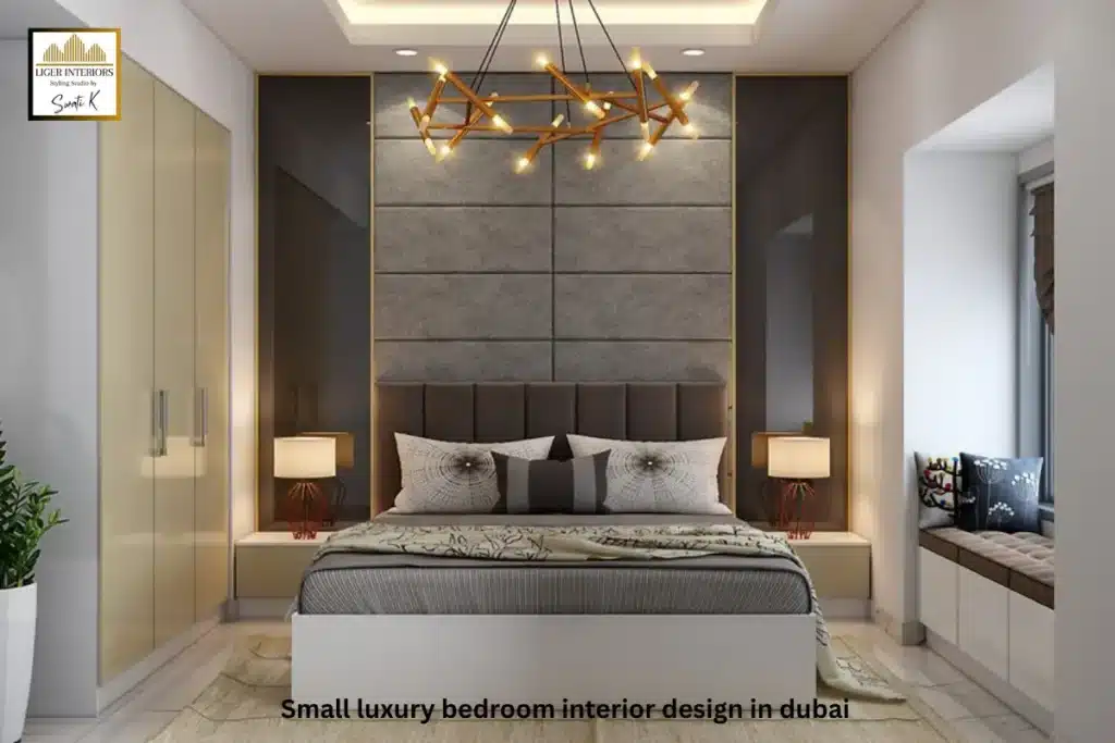 Small Luxury Bedroom Interior Design in Dubai