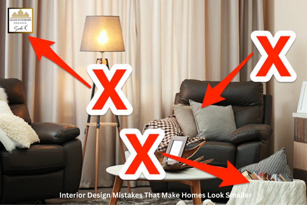 Interior Design Mistakes That Make Homes Look Smaller