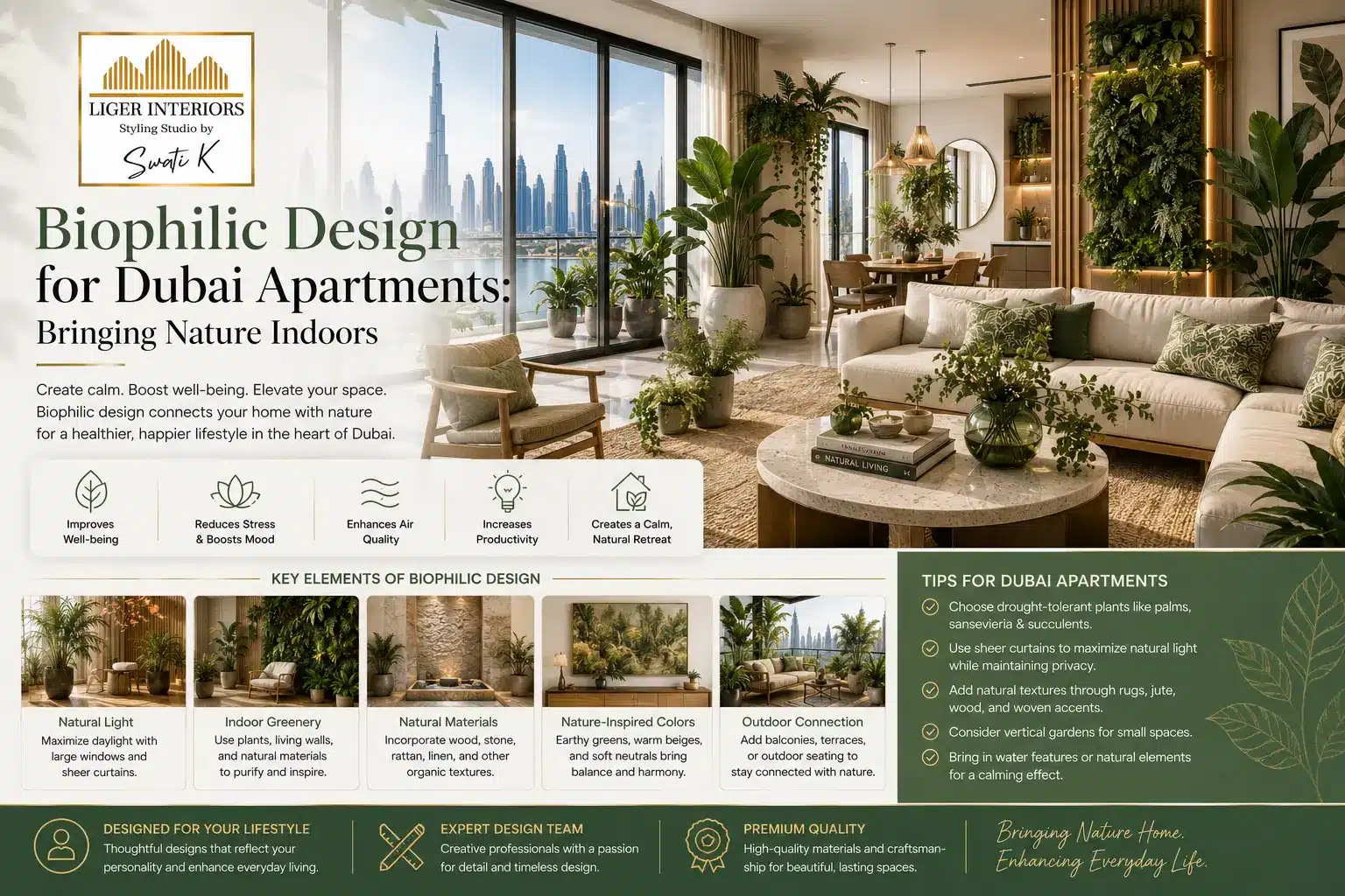 Biophilic Design for Dubai Apartments