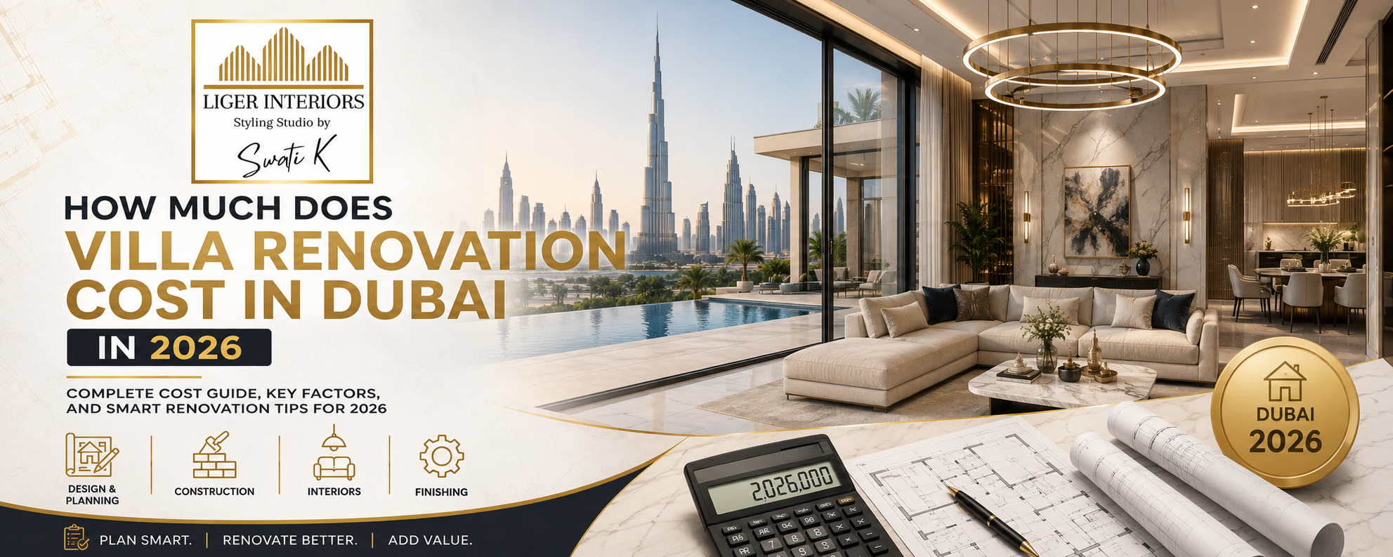 How Much Does Villa Renovation Cost in Dubai in 2026