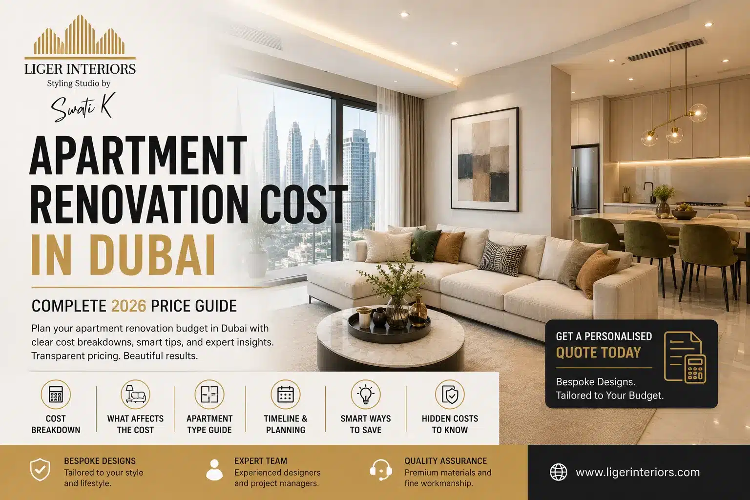 apartment renovation cost Dubai